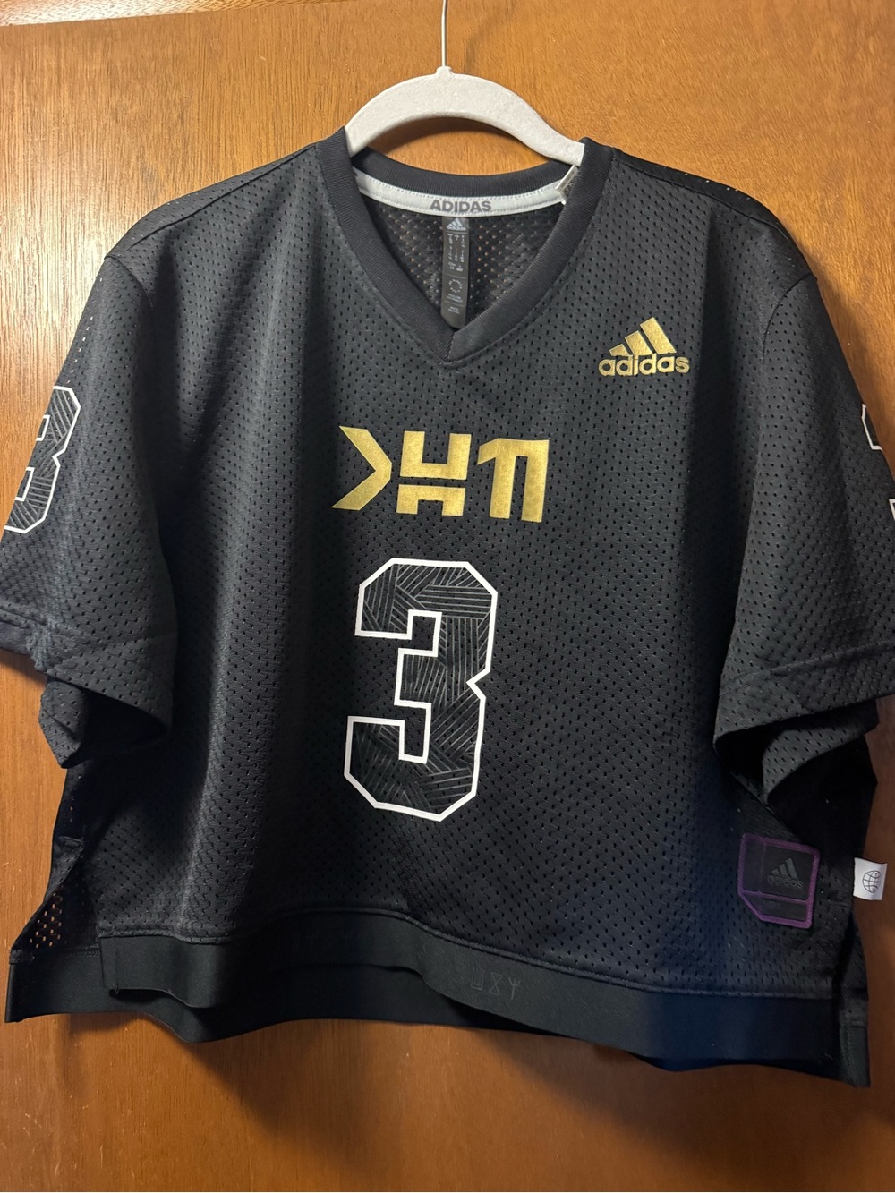 adidas Black Panther Jersey Crop Top
